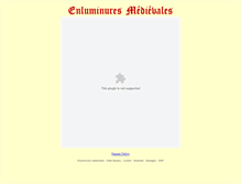 Tablet Screenshot of enluminures-medievales-daramy.com